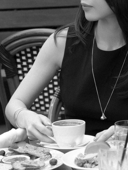 Dal Long Initial Necklace