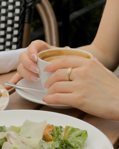 Le Seoul S Wave Ring (Bold)