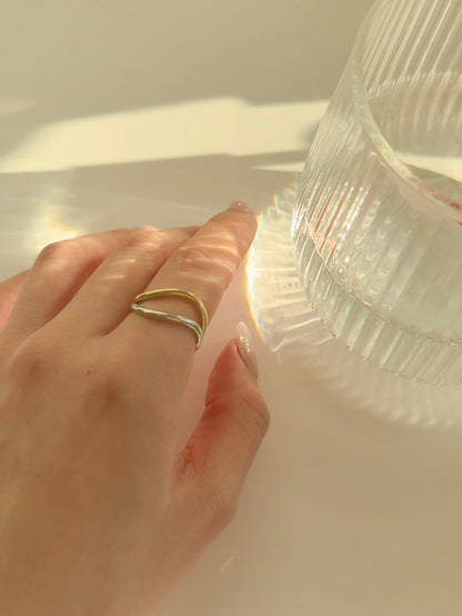 Le Seoul S Wave Ring (Slim)