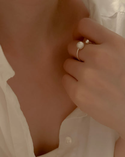 Duo Sphère Ring