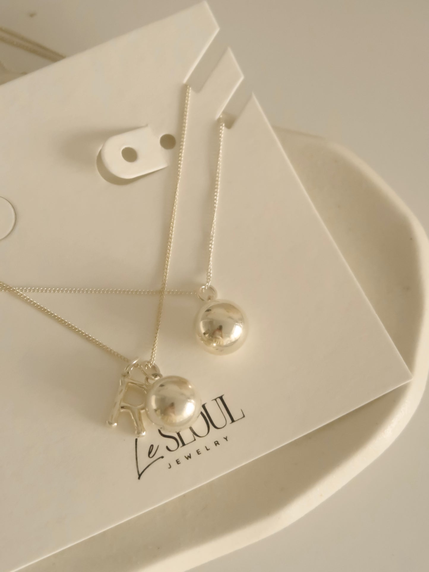 Dal Long Initial Necklace