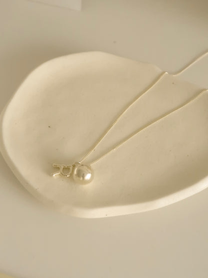 Dal Long Initial Necklace