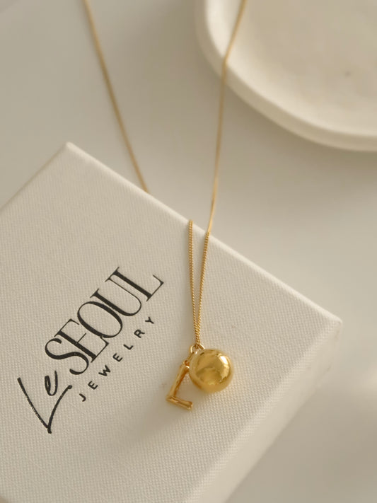 Dal Long Initial Necklace