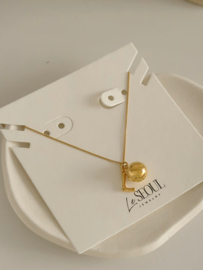 Dal Long Initial Necklace