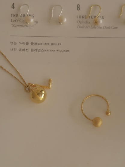 Dal Long Initial Necklace