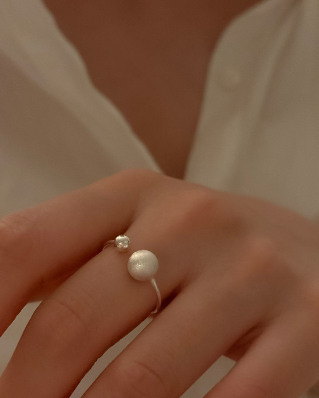 Duo Sphère Ring