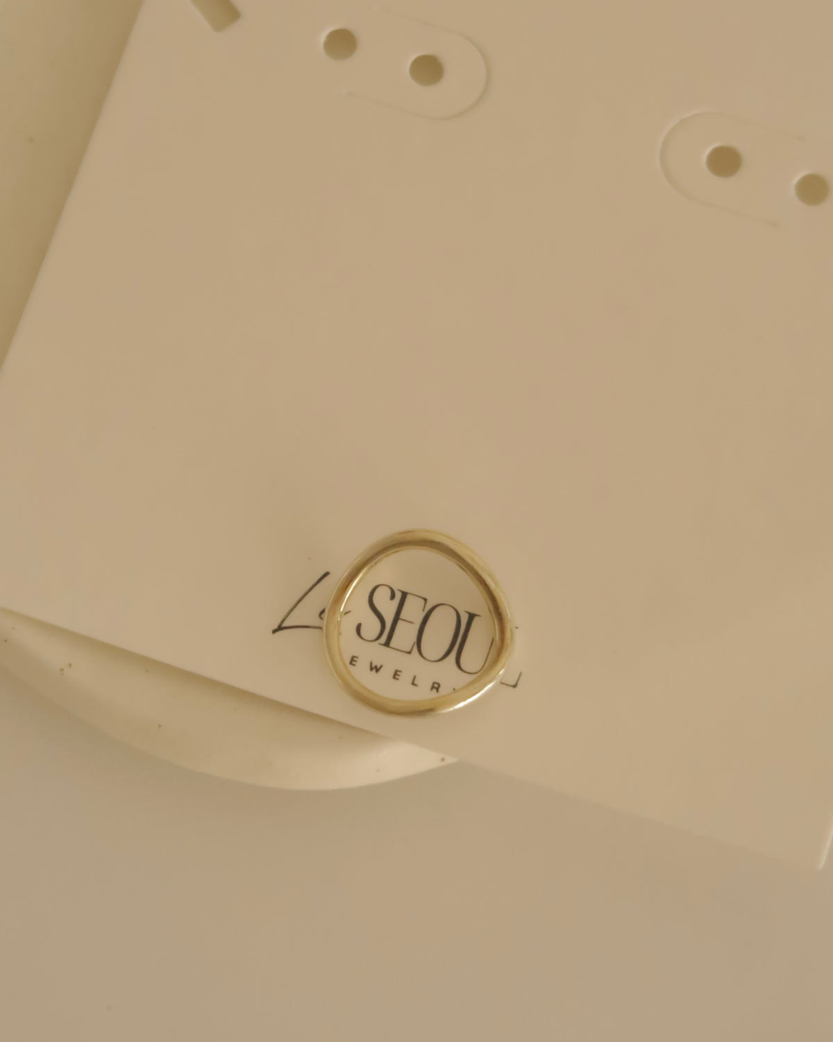 Le Seoul S Wave Ring (Bold)