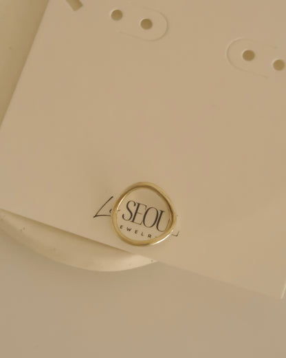 Le Seoul S Wave Ring (Bold)