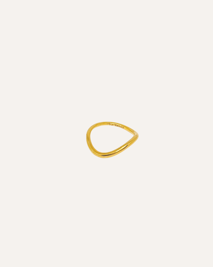 Le Seoul S Wave Ring (Bold)